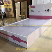 Giường ngủ Hello Kitty gỗ công nghiệp – GN020