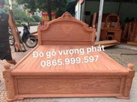 Giường ngủ Hoàng gia Luis gỗ hương đá hàng đẹp loại 1 VIP