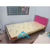 Giường ngủ inox tròn cao cấp nhiều kích thước từ 1m đến 1m8x2m Mẫu 02 - Nội Thất Tân Hòa Phát