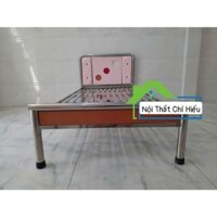 Giường ngủ inox tròn cao cấp nhiều kích thước từ 1m đến 1m8x2m Mẫu 02 - Nội Thất Chí Hiếu