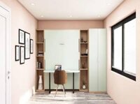 Giường ngủ kèm bàn học gấp gọn thông minh gắn tường – Beco