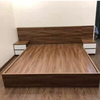 Giường ngủ kiểu nhật có 2 tab đầu giường
