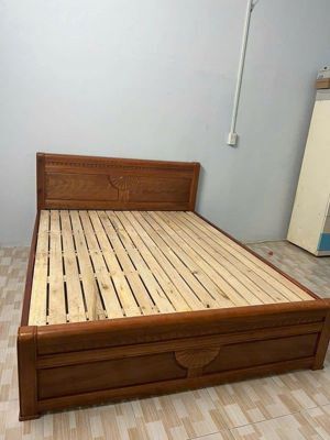 Giường Ngủ Kiểu Nhật Gỗ Xoan Đào 1m6 GN214