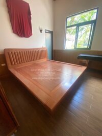 Giường Ngủ Kiểu Nhật Gỗ Xoan Đào 2mx2m2 Phản Liền