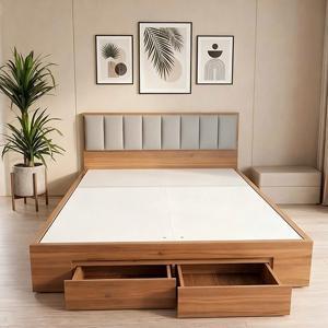 Giường Ngủ Kiểu Nhật Hiện Đại Gỗ Xoan Đào 1m6 GN372