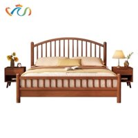 Giường ngủ nan Gỗ dáng vòm VG45