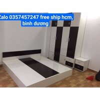 Giường ngủ nhựa Đài Loan ngang 1m6 Free Ship Hồ Chí Minh và Bình Dương