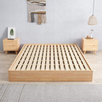 Giường ngủ pallet gỗ thông cao cấp Ảnh thật🥰(Nhận làm theo yêu cầu)
