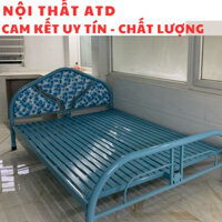Giường ngủ sắt đơn giản giá rẻ- giường sắt 1m8 1m6 1m4 1m2 1m 80cm dài 2m