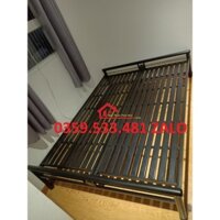 Giường ngủ sắt đơn giản không đầu giường 1m2-1m8x2m - NEW 100% giá xưởng