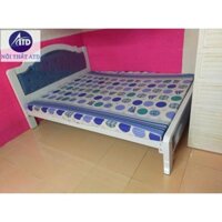 Giường ngủ sắt hộp 5*10 cao cấp-giường sắt từ 1m 1m2 1m4 1m6 1m8,giường ngủ giá rẻ giao hàng tận nhà có ship tỉnh