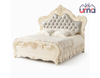 Giường Ngủ Tân Cổ Điển Gỗ Sồi Thanh Lịch GNTCD012