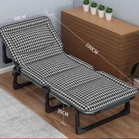 Giường ngủ văn phòng gấp gọn , Giường xếp đa năng khung phủ sơn tĩnh điện Hàng cao Cấp