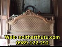 Giường Ngủ Vòm Chặt Chám Gỗ Gụ 1m8 * 2m