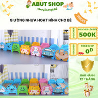 Giường Nhựa cho bé ,Giường ngủ  trẻ em kèm nệm cho giường - ABUT SHOP