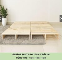 Giường Palet Gỗ Thông