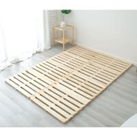 GIƯỜNG PALLET GẤP GỌN, GỖ THÔNG MỚI 100%  ẢNH THẬT