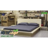Giường pallet GN40, giường 1m8x2m, giường ngủ gỗ giá rẻ
