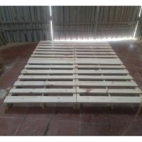 giường pallet gỗ thông 4 tấm cao 10cm.(80cm,1m,1m2x2m 2 tấm ghép lại)