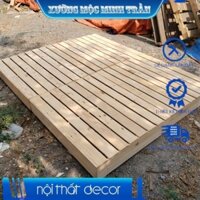 Giường Pallet Gỗ Thông Gấp Gọn Nhiều  Kích Thướt , Cao 8 cm và cao 15cm  Bề Mặt Láng Mịn XUÕNG MỘC MINH TRẦN