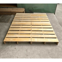 Giường pallet gỗ thông gấp gọn cao 10cm