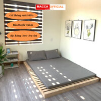 Giường Pallet Gỗ Thông Mới 100% Kín Chân 1m-1m2 , Chân cao 10cm ( hình chụp thật)