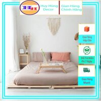 Giường pallet gỗ thông,Giường gấp gọn thông minh nhiều kích thước