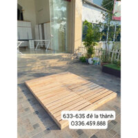 Giường pallet gỗ xoan gấp gọn hà nội