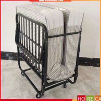 Giường phụ khách sạn, nệm lò xo dày 20cm - Giường extra bed có thể gấp lại sau khi sử dụng