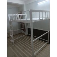 GIƯỜNG SẮT 1 TẦNG TRÊN CAO CỨNG CÁP 1M2, 1M4, 1M6, 1M8 x 2M MÀU ĐEN GIÁ TỐT-miễn ship ráp
