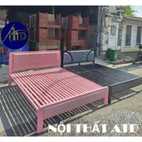 Giường sắt 1m 1m2 1m4 1m6 1m8x2m giường sắt hộp cao cấp 4x8- Bh 2 năm giao hàng lắp ráp tận nơi hcm