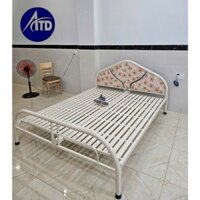 Giường sắt 1m4 ,1m6, 1m8 sơn tĩnh điện sắt dày 5 jem, 2-3 người nằm thoải mái, giao hỏa tốc 2h