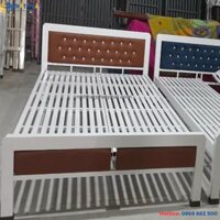 Giường sắt 1m6 GS02