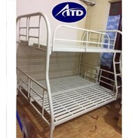 Giường sắt 2 tầng 1 tầng giá rẻ cho sinh viên phòng trọ, giường ngủ sắt đơn giản giá rẻ tphcm