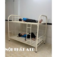 Giường sắt 2 tầng 1 tầng giá rẻ cho sinh viên phòng trọ, giường ngủ sắt đơn giản giá rẻ tphcm,bd
