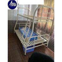 Giường sắt 2 tầng 3-4 người nằm ngủ thoái mái tiết kiệm không gian y hình 100%-giường tầng 80cm 1m 1m2 1m4 1m6 1m8 x2m