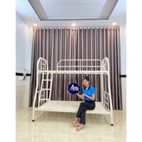 Giường sắt 2 tầng chịu lực tốt/giường tầng sắt giá rẻ 1m6 1m4 1m2 1m 80cm dài 2m lắp ráp dễ dàng