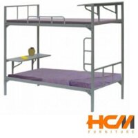 Giường sắt 2 tầng có bàn học