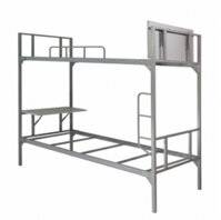 Giường sắt 2 tầng có bàn học GT-05