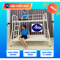 Giường sắt 2 tầng - giường đôi giá rẻ cho sinh viên phòng trọ, giường ngủ sắt đơn giản giá rẻ tphcm