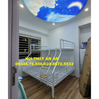 Giường sắt 2 tầng hộp bản to trên 1m2x2m, dưới 1m6x2m Hà Nội