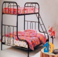 Giường sắt 2 tầng trên 1m2 dưới 1m6 – GS18