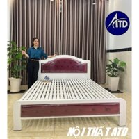 Giường sắt 5x10 ngang 1m2 1m4 1m6 1m8, giường ngủ sắt cao cấp, lắp ráp dễ dàng, thuận tiện