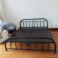 Giường sắt bi 0.8m, 1m, 1m2, 1m4,1m6 giường ngủ đơn đẹp, lắp ráp dễ dàng, thuận tiện,giao hàng nhanh hcm, BD, ĐN
