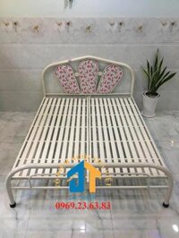 Giường sắt cao cấp 1m6 x 2m Đại Thành