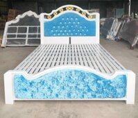 Giường sắt chất lượng hộp 4x8 Juno Sofa kiểu mới 2023 - 1m8 x 2m