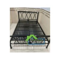 Giường sắt đan chéo 1m2x2m Nội Thất Chí Hiếu