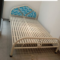 Giường sắt đẹp đơn giản 80cm, 1m,1m2,1m4,1m6,1m8x2m đủ màu giao hàng nhanh chóng tháo ráp dễ dàng