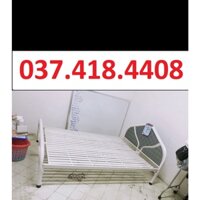 Giường sắt đơn 80cm 1m 1m2 1m4 1m6 1m8 dài 2m giá rẻ_giao hàng lắp ráp miễn phí HCM BD ĐỒNG NAI