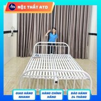 Giường Sắt Đơn Giá Rẻ - Phù Hợp Cho Phòng Trọ, Ký Túc Xá- giường 80cm 1m 1m2 1m4 1m6 1m8x2m Đẹp